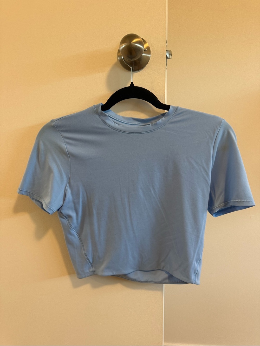 Lululemon wundermost cropped t-shirt